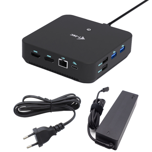 I - Tec USB-C 1XDP 2X HDMI DOCK PD 100W + I-TEC