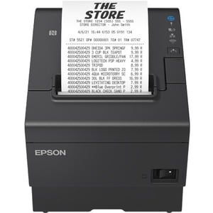 Epson TM-T88VII (132): USB, Ethernet, Poweredusb, Black