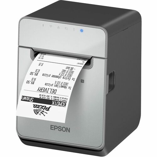 Epson TM-L100 (111A0): USB, Ethernet, Sync & Charge, Linerfree, PS, UK, Black