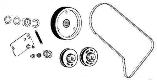Zebra Printer Rewind Drive System