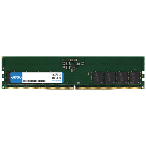 Origin Storage 16GB DDR5 4800MHz UDIMM 2Rx8 ECC 1.1V memory module