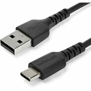 Startech.Com 2 m (6.6 ft.) USB 2.0 to USB C Cable - Black