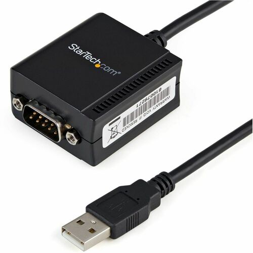 Startech.Com 1 Port FTDI USB to Serial RS232 Adapter Cable with COM Retention
