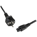 Startech.Com 1m 3 Prong Laptop Power Cord - Schuko CEE7 to C5 Clover Leaf Power Cable Lead