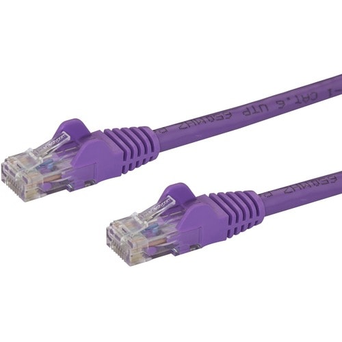 Startech.Com 1m Purple Gigabit Snagless RJ45 UTP Cat6 Patch Cable - 10 m Patch Cord