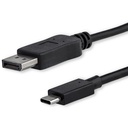 Startech.Com 6 ft. (1.8 m) USB-C To DisplayPort Cable - 4K 60Hz - Black