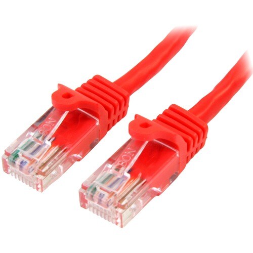 Startech.Com 2 m Red Cat5e Snagless RJ45 UTP Patch Cable - 2m Patch Cord