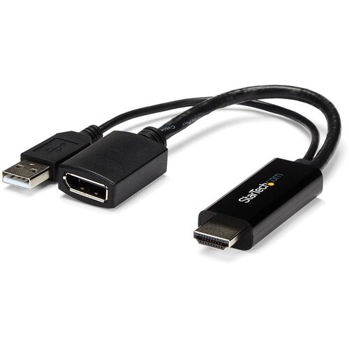 Startech.Com HDMI to DisplayPort Converter- HDMI to DP Adapter with USB Power - 4K