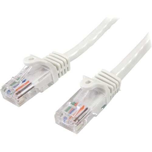 Startech.Com 1 m White Cat5e Snagless RJ45 UTP Patch Cable - 1m Patch Cord
