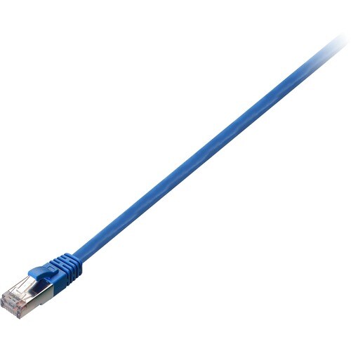 V7 Blue Cat6 Shielded (STP) Cable RJ45 Male to RJ45 Male 5m 16.4ft