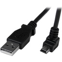 Startech.Com 2m Mini USB Cable - A to Down Angle Mini B