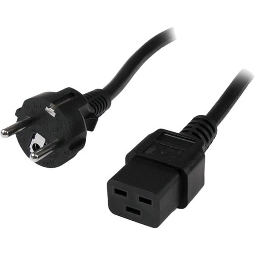 Startech.Com 2m Computer Power Cord - Schuko CEE7 to IEC 320 C19