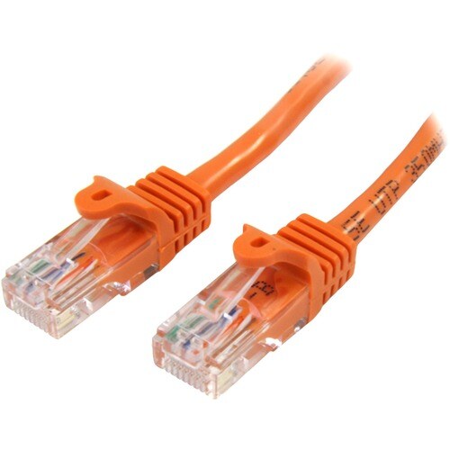 Startech.Com 1 m Orange Cat5e Snagless RJ45 UTP Patch Cable - 1m Patch Cord