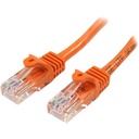 Startech.Com 1 m Orange Cat5e Snagless RJ45 UTP Patch Cable - 1m Patch Cord