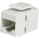 Startech.Com White Cat 6 RJ45 Keystone Jack Network Coupler - F/F