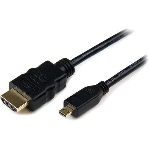 Startech.Com 0.5m High Speed HDMI Cable with Ethernet - HDMI to HDMI Micro - M/M