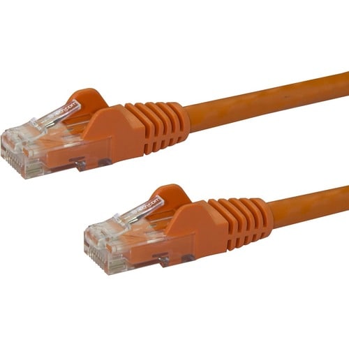 Startech.Com 0.5m Orange Gigabit Snagless RJ45 UTP Cat6 Patch Cable - 10 m Patch Cord