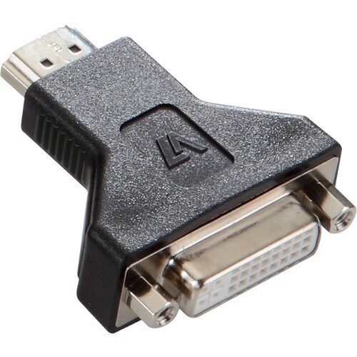 V7 HDMI 1.4 Male to DVI-D Female Adapter 1080P FHD Black