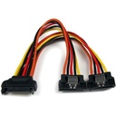 Startech.Com 6in Latching SATA Power Y Splitter Cable Adapter - M/F