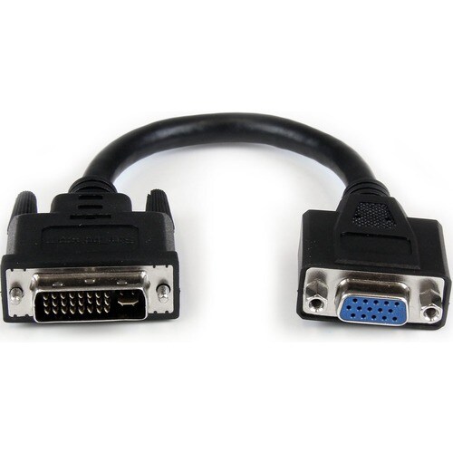 Startech.Com 8in DVI to VGA Cable Adapter - DVI-I Male to VGA Female