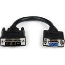Startech.Com 8in DVI to VGA Cable Adapter - DVI-I Male to VGA Female