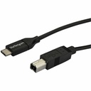 Startech.Com USB-C to USB-B Cable - M/M - 2 m (6 ft.) - USB 2.0