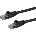 Startech.Com 7.5m Black Gigabit Snagless RJ45 UTP Cat6 Patch Cable - 10 m Patch Cord