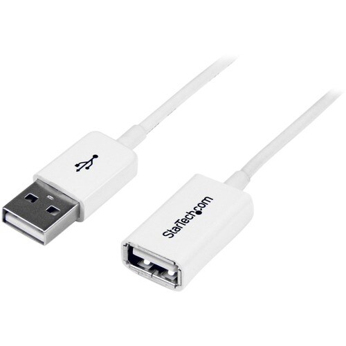 Startech.Com 1m White USB 2.0 Extension Cable A to A - M/F