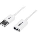 Startech.Com 1m White USB 2.0 Extension Cable A to A - M/F