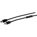 Startech.Com 15m / 50 ft Active USB 2.0 A to B Cable - M/M