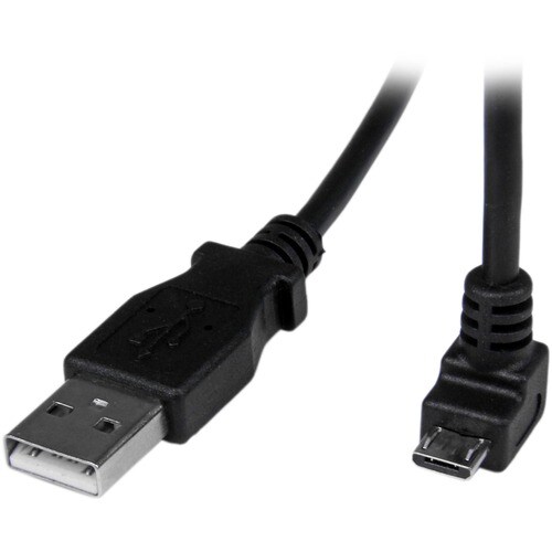 Startech.Com 2m Micro USB Cable - A to Down Angle Micro B