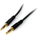 Startech.Com 3 ft Slim 3.5mm Stereo Audio Cable - M/M