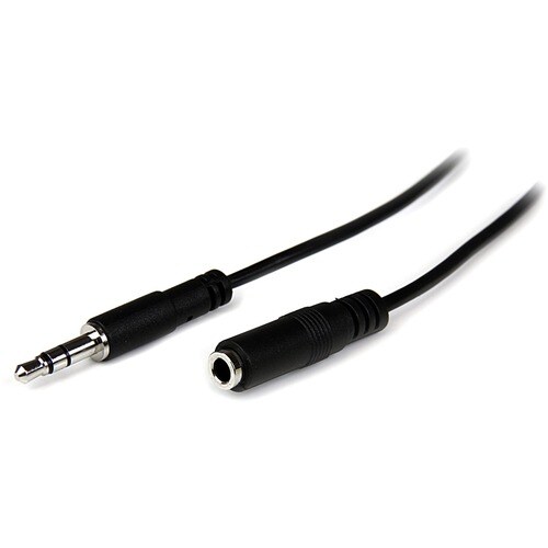 Startech.Com 2m Slim 3.5mm Stereo Extension Audio Cable - M/F
