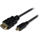 Startech.Com 1m High Speed HDMI Cable with Ethernet - HDMI to HDMI Micro - M/M