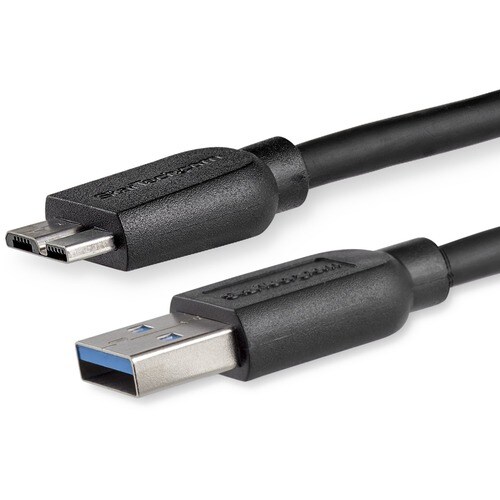 Startech.Com 2m (6ft) Slim SuperSpeed USB 3.0 A to Micro B Cable - M/M