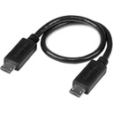 Startech.Com 8in USB OTG Cable - Micro USB to Micro USB - M/M - USB OTG Adapter - 8 inch