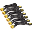 Apc Power Cord Kit (6 ea), Locking, C13 TO C14, 0.6m, Red