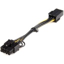 Startech.Com Power Adapter Cable - PCI Express - 6 Pin - 8 Pin - PCIe