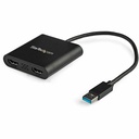 Startech.Com USB to Dual HDMI Adapter - 4K
