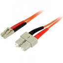 Startech.Com 1m Multimode 50/125 Duplex Fiber Patch Cable LC - SC