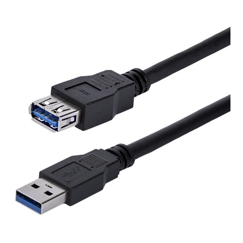 Startech.Com 1m Black SuperSpeed USB 3.0 Extension Cable A to A - M/F