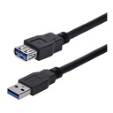 Startech.Com 1m Black SuperSpeed USB 3.0 Extension Cable A to A - M/F