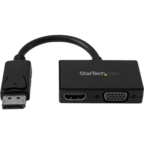 Startech.Com Travel A/V Adapter: 2-in-1 DisplayPort to HDMI or VGA