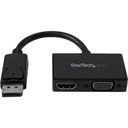 Startech.Com Travel A/V Adapter: 2-in-1 DisplayPort to HDMI or VGA