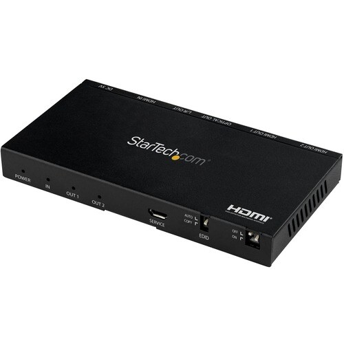 Startech.Com 2-Port HDMI Splitter - 4K 60Hz with Built-In Scaler