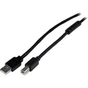 Startech.Com 20m / 65 ft Active USB 2.0 A to B Cable - M/M