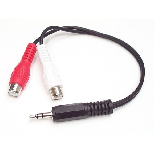 Startech.Com 6in Stereo Audio Cable 3.5mm to 2x RCA