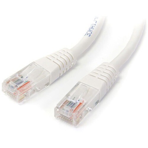 Startech.Com 15m Cat5e White Molded RJ45 UTP Cat 5e Patch Cable - 15 m Patch Cord