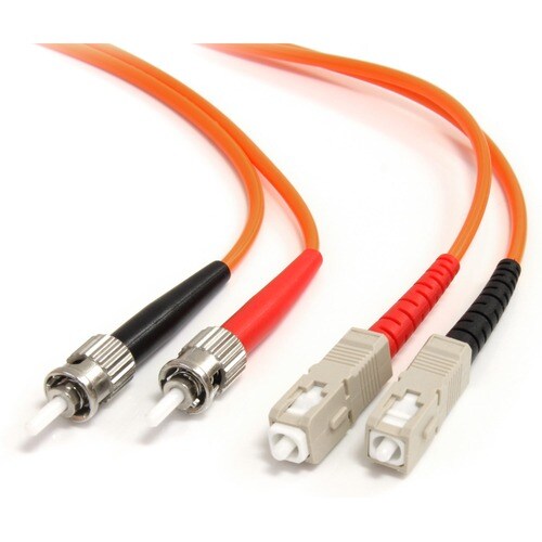 Startech.Com 2m Multimode 62.5/125 Duplex Fiber Patch Cable ST - SC