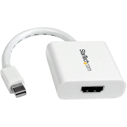 Startech.Com Mini DisplayPort to HDMI Video Adapter Converter - White